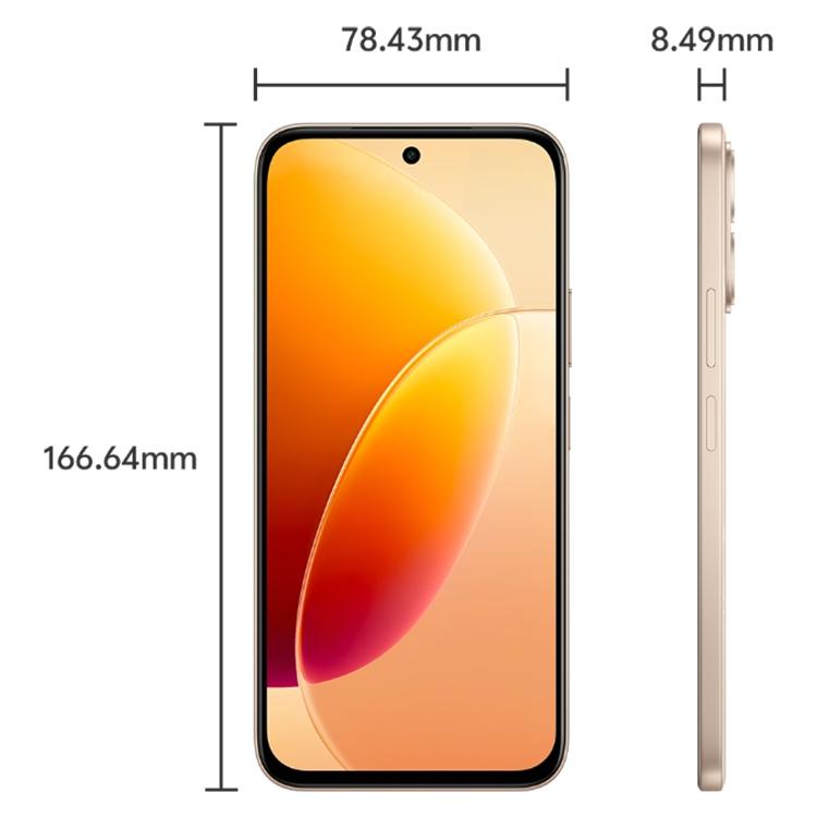 vivo Y500i, 8GB+256GB, Side Fingerprint, 6.75 inch Android 16 OriginOS 6 Snapdragon 4 Gen 2 Octa Core, OTG, NFC, Network: 5G