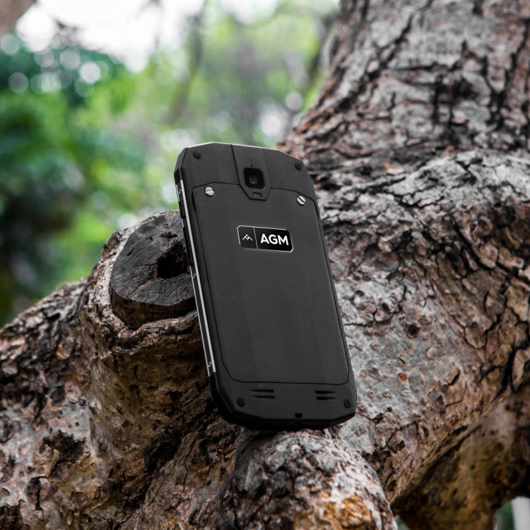 AGM A1Q Triple Proofing Phone, 4GB+64GB, 4050mAh Battery, IP68 Waterproof Dustproof Shockproof, 5.0 inch Android 7.0 Qualcomm MSM8916 Quad Core, Network: 4G, Dual SIM, OTG, NFC(Black)
