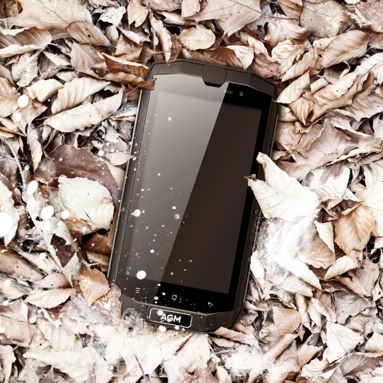 AGM A1Q Triple Proofing Phone, 4GB+64GB, 4050mAh Battery, IP68 Waterproof Dustproof Shockproof, 5.0 inch Android 7.0 Qualcomm MSM8916 Quad Core, Network: 4G, Dual SIM, OTG, NFC(Black)