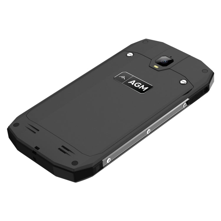 AGM A1Q Triple Proofing Phone, 4GB+64GB, 4050mAh Battery, IP68 Waterproof Dustproof Shockproof, 5.0 inch Android 7.0 Qualcomm MSM8916 Quad Core, Network: 4G, Dual SIM, OTG, NFC(Black)