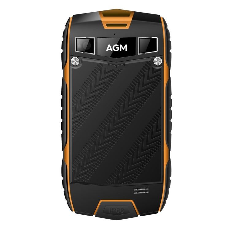 AGM A7 Triple Proofing Phone, 2GB+16GB, IP68 Waterproof Dustproof Shockproof, 4.0 inch Android 6.0 Qualcomm MSM8909 Quad Core, Network: 4G, Dual SIM, OTG(Orange)