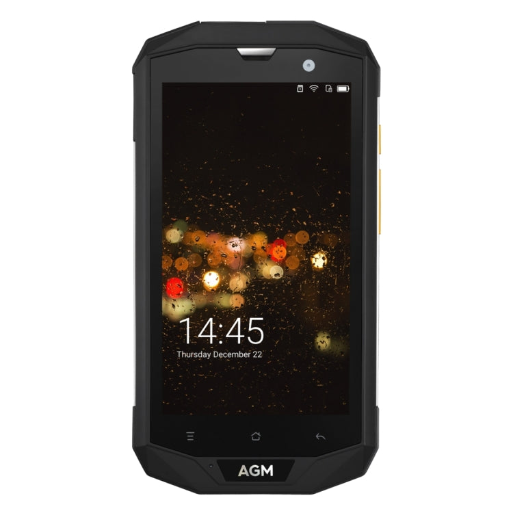 [HK Warehouse] AGM A8 Triple Proofing Phone, 3GB+32GB, EU Version, 4050mAh Battery, IP68 Waterproof Dustproof Shockproof, 5.0 inch Android 7.0 Qualcomm MSM8916 Quad Core, Network: 4G, Dual SIM, OTG, NFC(Black)