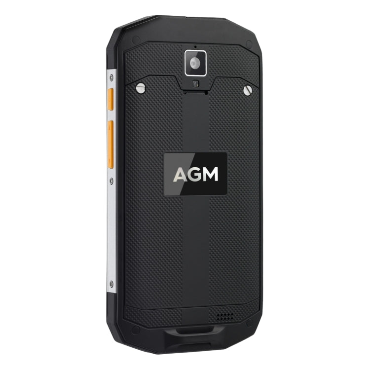 [HK Warehouse] AGM A8 Triple Proofing Phone, 3GB+32GB, EU Version, 4050mAh Battery, IP68 Waterproof Dustproof Shockproof, 5.0 inch Android 7.0 Qualcomm MSM8916 Quad Core, Network: 4G, Dual SIM, OTG, NFC(Black)