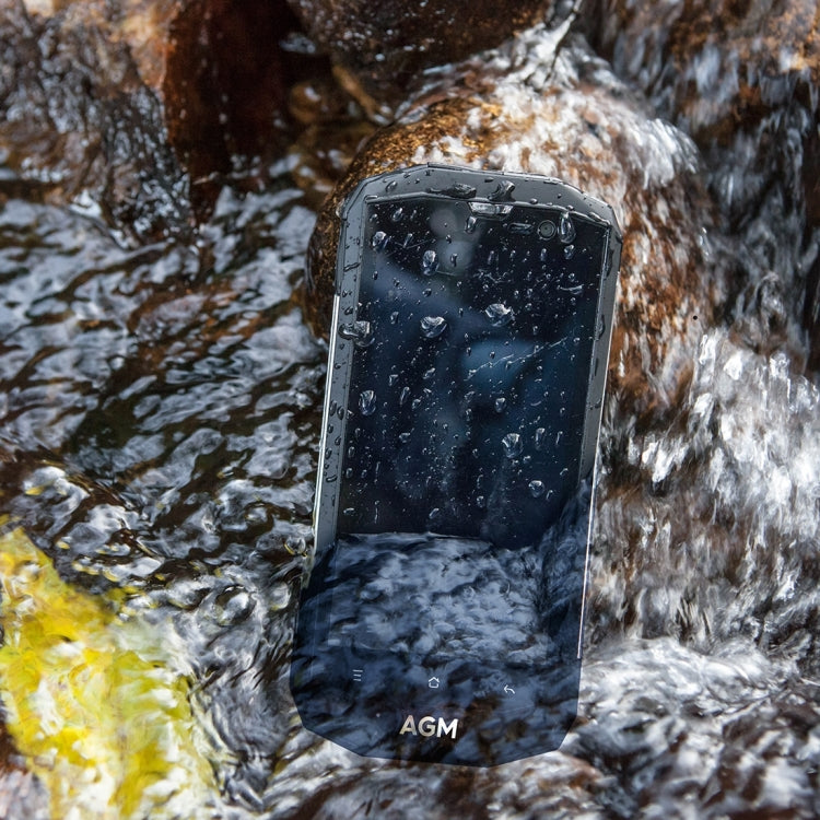 [HK Warehouse] AGM A8 Triple Proofing Phone, 4GB+64GB, EU Version, 4050mAh Battery, IP68 Waterproof Dustproof Shockproof, 5.0 inch Android 7.0 Qualcomm MSM8916 Quad Core, Network: 4G, Dual SIM, OTG, NFC(Black)