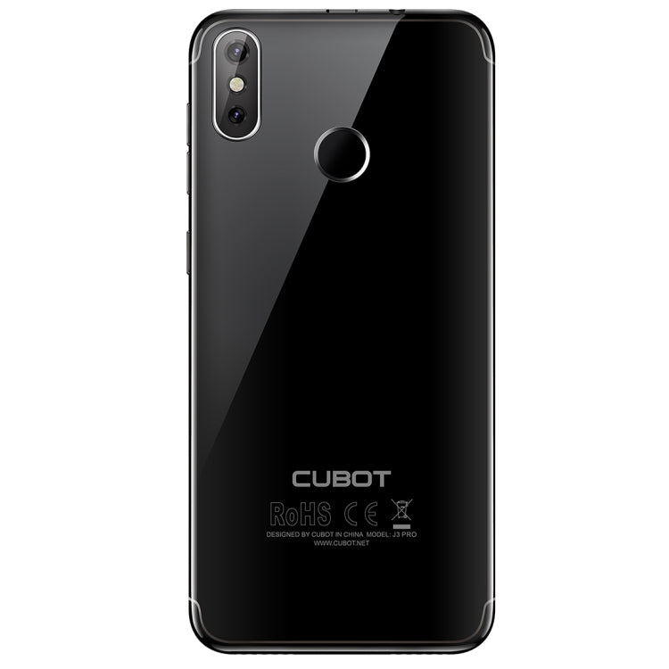 [HK Warehouse] CUBOT J3 PRO, 1GB+16GB, Fingerprint Identification,  5.5 inch Android GO MT6739 Quad Core up to 1.5GHz, Network: 4G, Dual SIM(Black)