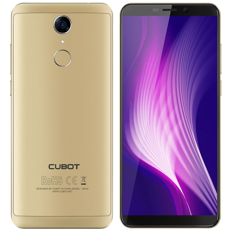 [HK Warehouse] CUBOT NOVA, 3GB+16GB, Fingerprint Identification, 5.5 inch Android 8.1 MT6739 Quad Core up to 1.5GHz, Network: 4G, Dual SIM