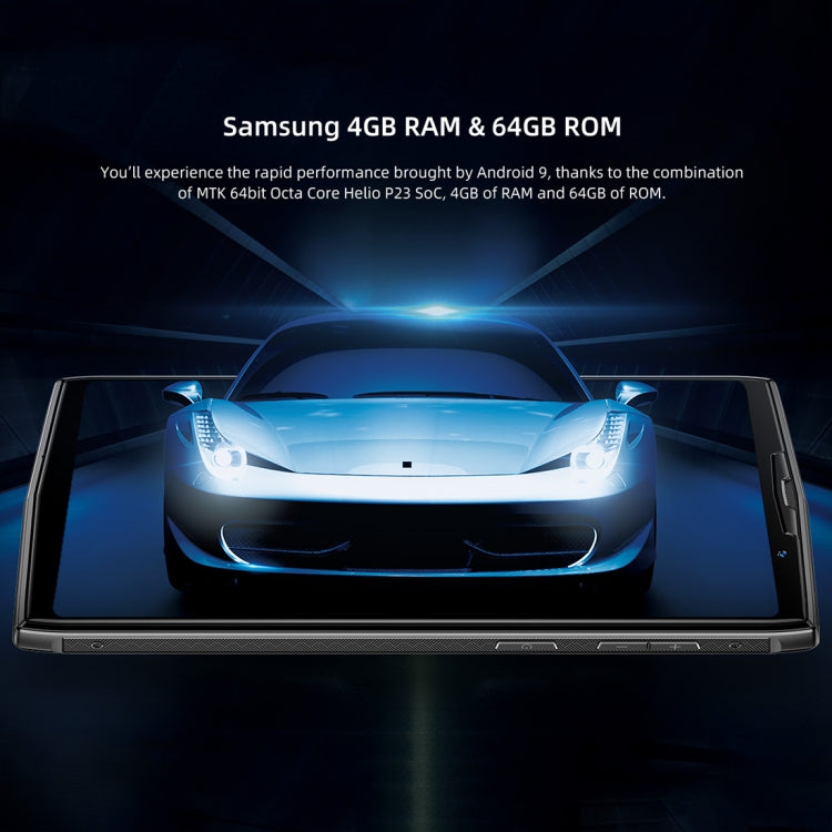 [HK Warehouse] DOOGEE N100, 4GB+64GB, Dual Back Cameras, Face ID & Fingerprint Identification, 10000mAh Battery, 5.99 inch Android 9.0 Pie MTK6763 Helio P23 Octa Core up to 2.0GHz, Network: 4G, Dual SIM (Dark Knight)