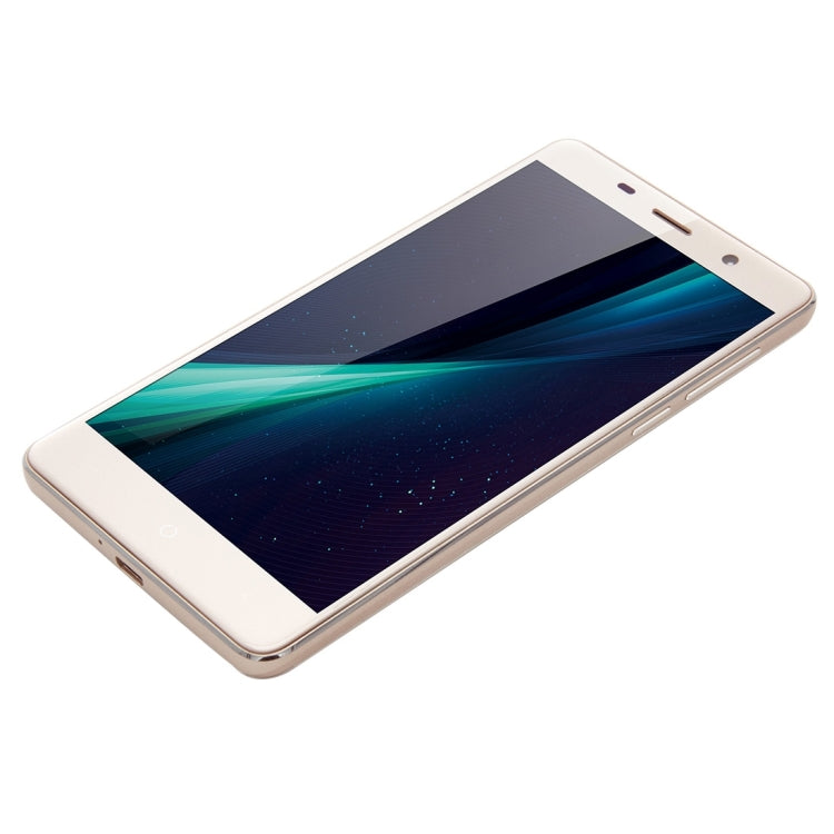 [HK Warehouse] LEAGOO M5, 2GB+16GB, Fingerprint Identification, 5 inch Freeme OS 6.0, MTK6580A Quad Core 1.3GHz, Network: 3G(Gold)
