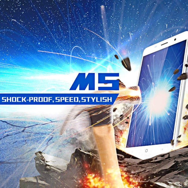 [HK Warehouse] LEAGOO M5, 2GB+16GB, Fingerprint Identification, 5 inch Freeme OS 6.0, MTK6580A Quad Core 1.3GHz, Network: 3G(Gold)