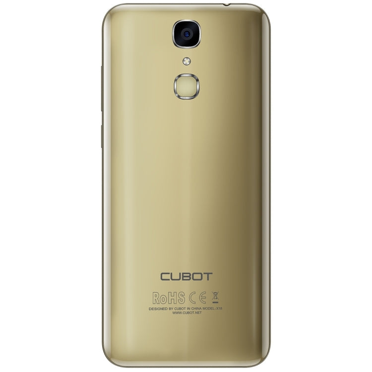 [HK Warehouse] CUBOT X18, 3GB+32GB, Fingerprint Identification, 5.7 inch Android 7.0 MTK6737T Quad-Core up to 1.5GHz,  Network: 4G, Dual SIM