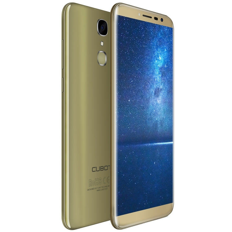 [HK Warehouse] CUBOT X18, 3GB+32GB, Fingerprint Identification, 5.7 inch Android 7.0 MTK6737T Quad-Core up to 1.5GHz,  Network: 4G, Dual SIM