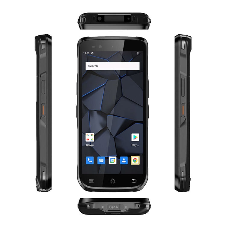 UNIWA M600 IP67 Rugged Phone, 4GB+64GB, 6 inch Android 12, MediaTek MT6762 Octa Core, Network: 4G, AU Plug  - Black