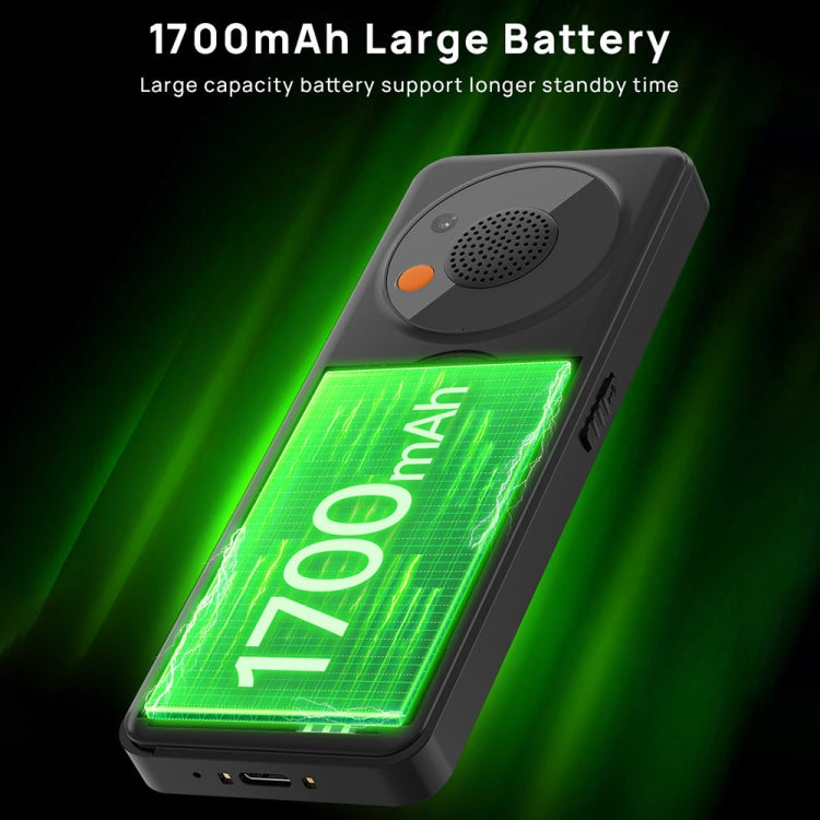 UNIWA V2000 Elder Keypad Phone, 2.4 inch Unisoc T107, 1700mAh Battery, LED Flashlight, SOS, Network: 4G, US Plug