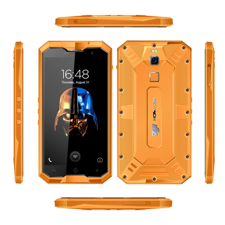 [HK Warehouse] HOMTOM ZOJI Z8 Triple Proofing Phone, 4GB+64GB, IP68 Waterproof Dustproof Shockproof, Fingerprint Unlock, 5.0 inch Android 7.0 MTK6750 Octa Core up to 1.5GHz, Network: 4G, OTG, Dual SIM(Orange)