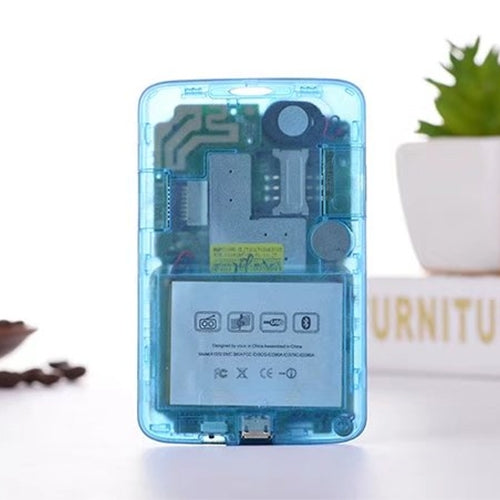 EASTBLUE V6 Card Mobile Phone, Transparent Body,  Bluetooth, FM, 21 Keys, Colorful Lights, Low Radiation, MP3, TF, GSM