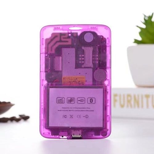 EASTBLUE V6 Card Mobile Phone, Transparent Body,  Bluetooth, FM, 21 Keys, Colorful Lights, Low Radiation, MP3, TF, GSM