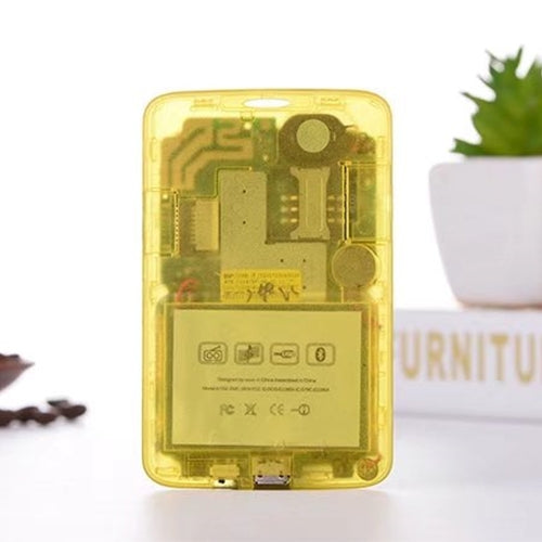 EASTBLUE V6 Card Mobile Phone, Transparent Body,  Bluetooth, FM, 21 Keys, Colorful Lights, Low Radiation, MP3, TF, GSM