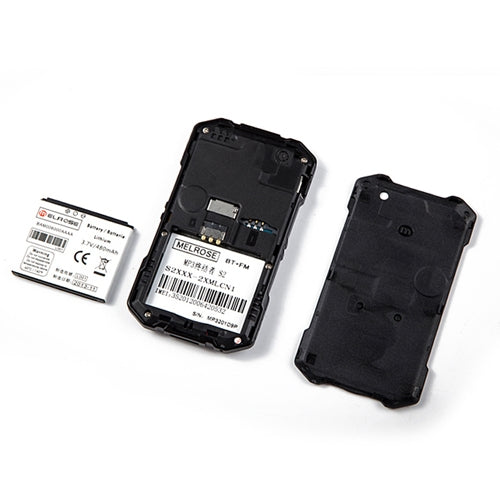 Melrose S2 Triple Proofing Card Mobile Phone, Dustproof Shockproof Shatter-resistant, 1.7 inch, MTK6260DA,  21 Keys, Bluetooth, FM,  0.3MP Camera, GSM