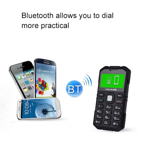 Melrose S2 Triple Proofing Card Mobile Phone, Dustproof Shockproof Shatter-resistant, 1.7 inch, MTK6260DA,  21 Keys, Bluetooth, FM,  0.3MP Camera, GSM