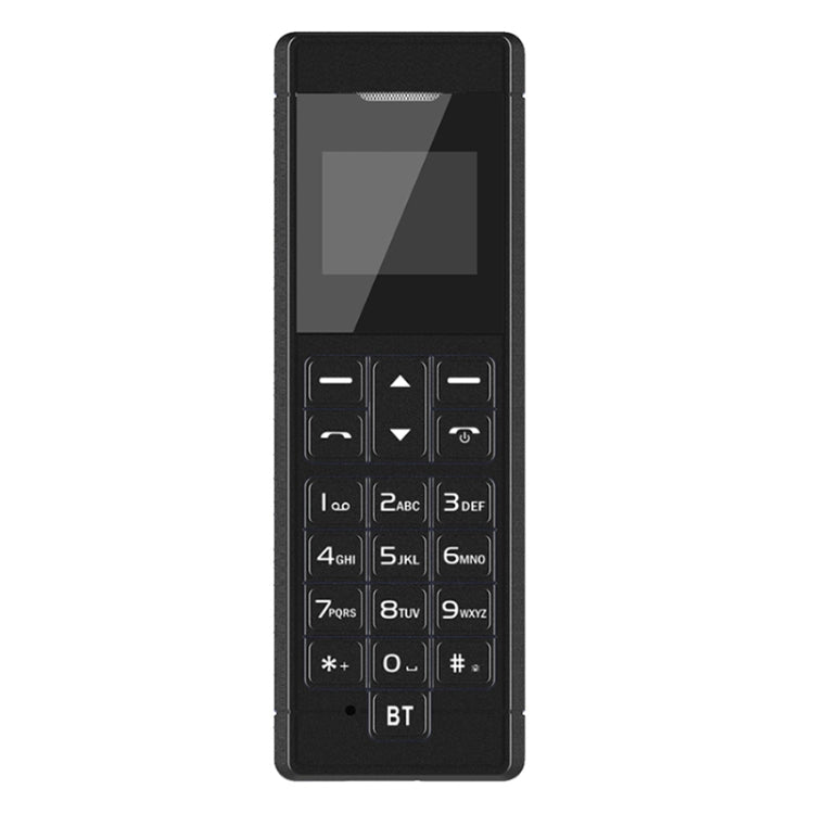 Forita A1 Card Mobile Phone, 0.66 inch, MTK6261D, 18 Keys, Support Bluetooth, FM, MP3, GSM