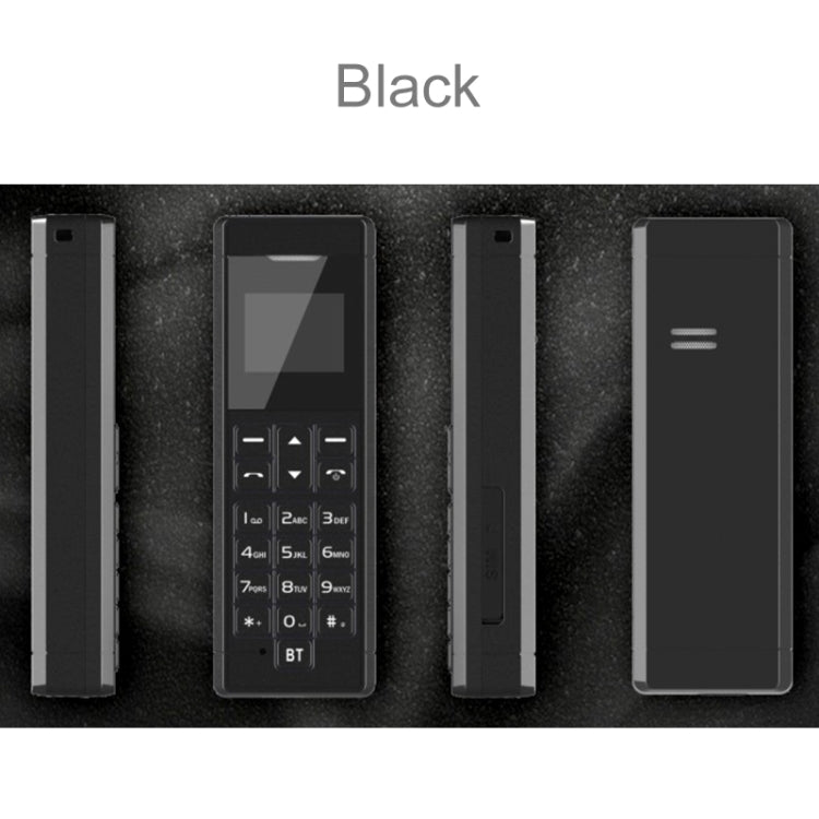 Forita A1 Card Mobile Phone, 0.66 inch, MTK6261D, 18 Keys, Support Bluetooth, FM, MP3, GSM