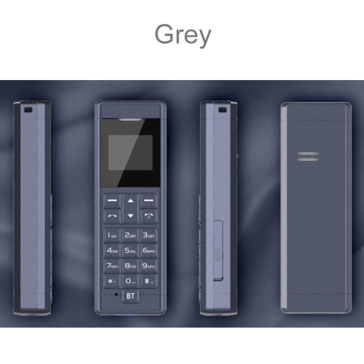 Forita A1 Card Mobile Phone, 0.66 inch, MTK6261D, 18 Keys, Support Bluetooth, FM, MP3, GSM