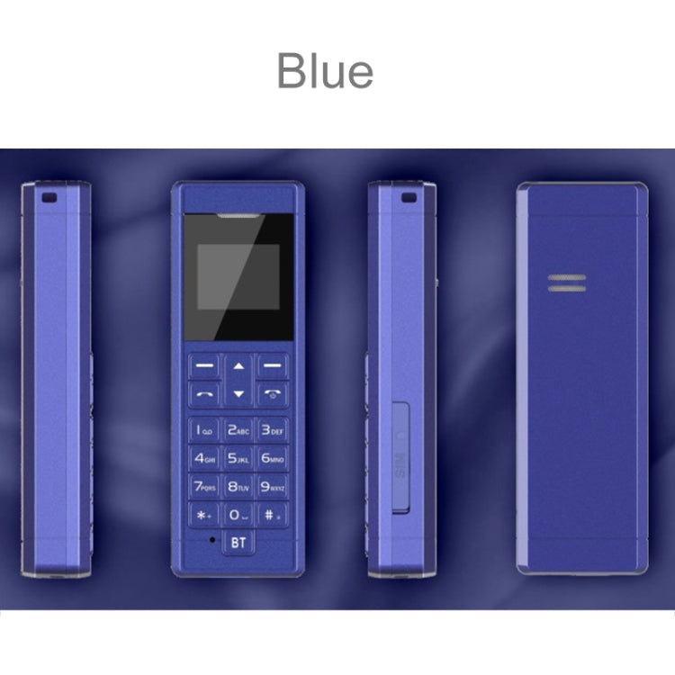 Forita A1 Card Mobile Phone, 0.66 inch, MTK6261D, 18 Keys, Support Bluetooth, FM, MP3, GSM