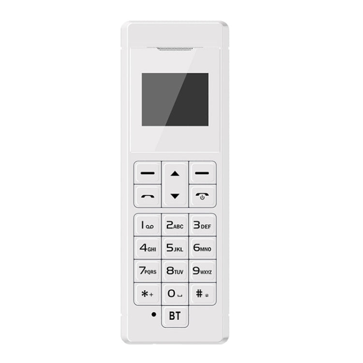Forita A1 Card Mobile Phone, 0.66 inch, MTK6261D, 18 Keys, Support Bluetooth, FM, MP3, GSM