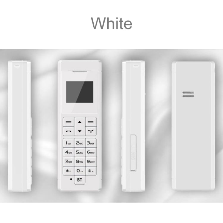 Forita A1 Card Mobile Phone, 0.66 inch, MTK6261D, 18 Keys, Support Bluetooth, FM, MP3, GSM