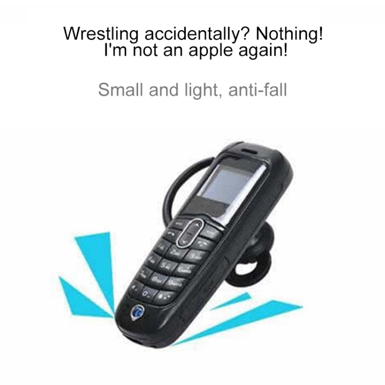Forita A20 Mini Mobile Phone, Hands Free Bluetooth Dialer Headphone, 0.66 inch, MTK6261D, 18 Keys, FM, MP3, GSM(Gold)