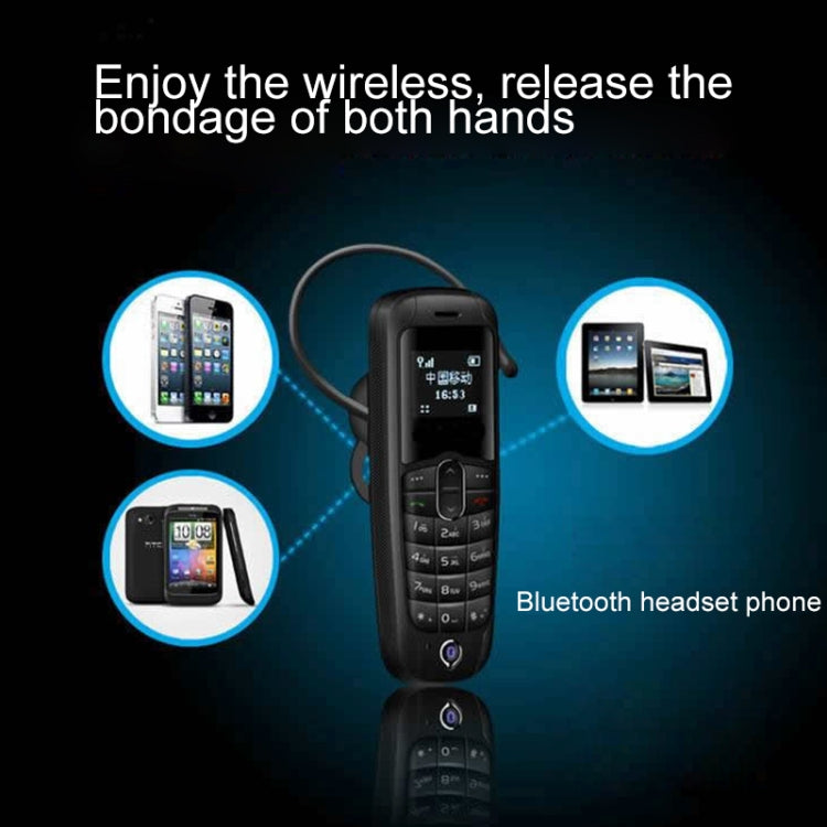 Forita A20 Mini Mobile Phone, Hands Free Bluetooth Dialer Headphone, 0.66 inch, MTK6261D, 18 Keys, FM, MP3, GSM(Gold)