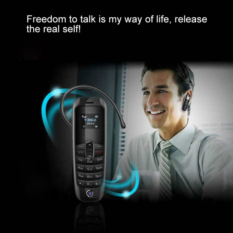 Forita A20 Mini Mobile Phone, Hands Free Bluetooth Dialer Headphone, 0.66 inch, MTK6261D, 18 Keys, FM, MP3, GSM(Gold)