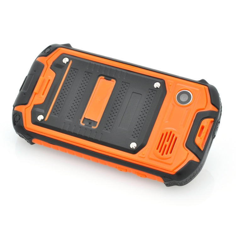 Forita Z18 Triple Proofing  Phone, IP53 Waterproof Shockproof Dustproof, 2.45 inch, Android 4.0, MTK6575, 2.0MP Camera, Bluetooth, WiFi, FM, Dual SIM(Orange)