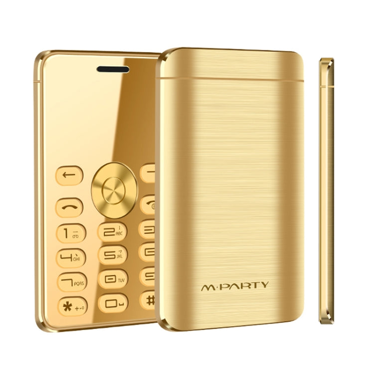 MPARTY C555B Card Mobile Phone, 1.3 inch, MTK6261DA, 21 Keys, Support Bluetooth, Anti-lost, FM, GSM, Dual SIM