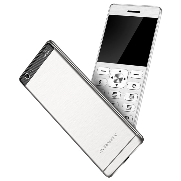 MPARTY LT1 Card Mobile Phone, 2.0 inch, MTK60A, 20 Keys, Support 0.3MP Camera, Bluetooth, IR, FM, MP3, GSM, Dual SIM