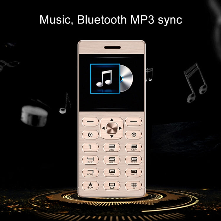 MPARTY LT1 Card Mobile Phone, 2.0 inch, MTK60A, 20 Keys, Support 0.3MP Camera, Bluetooth, IR, FM, MP3, GSM, Dual SIM