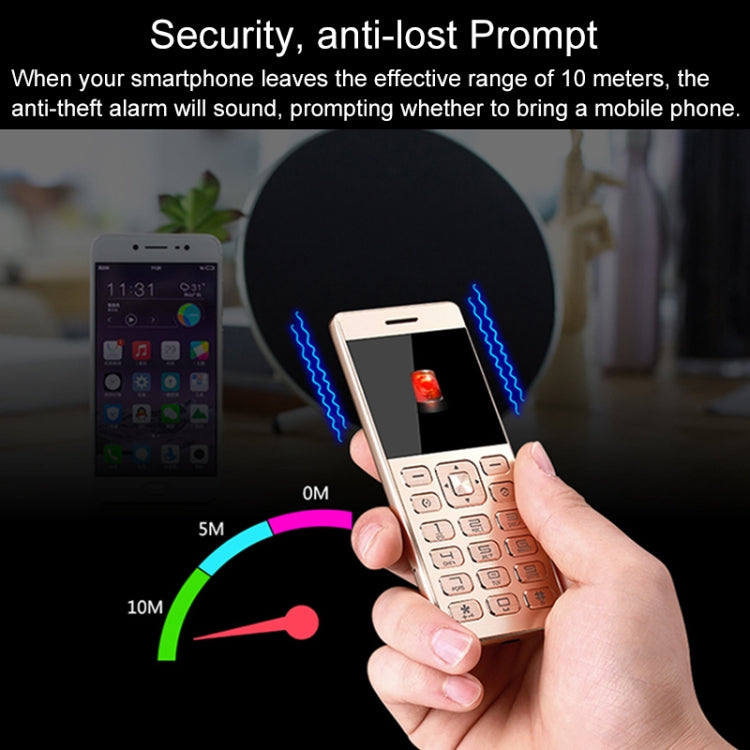 MPARTY LT1 Card Mobile Phone, 2.0 inch, MTK60A, 20 Keys, Support 0.3MP Camera, Bluetooth, IR, FM, MP3, GSM, Dual SIM