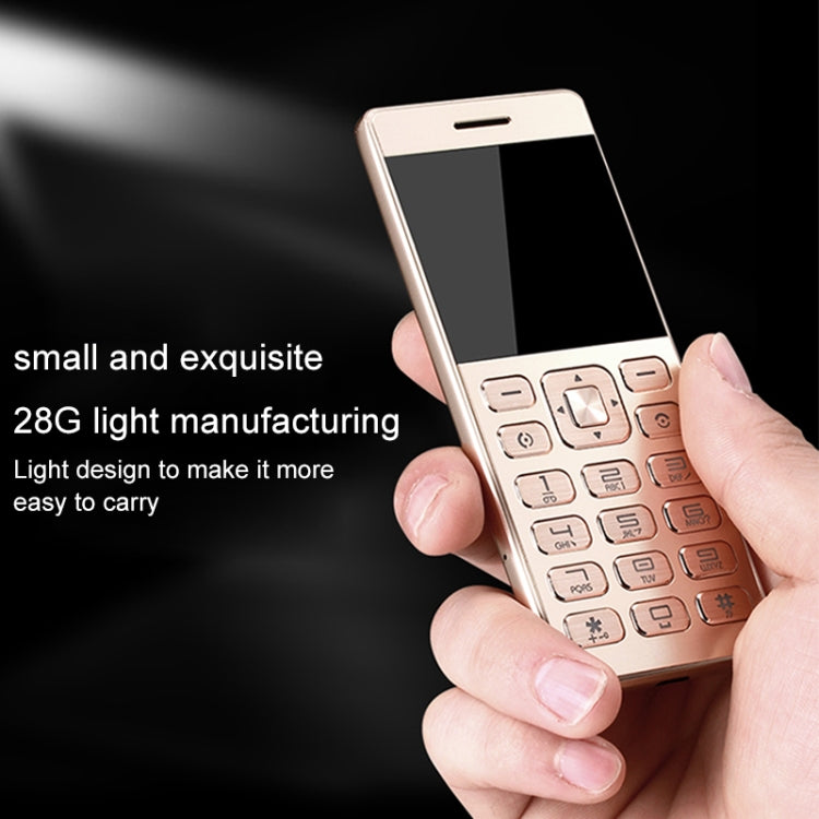 MPARTY LT1 Card Mobile Phone, 2.0 inch, MTK60A, 20 Keys, Support 0.3MP Camera, Bluetooth, IR, FM, MP3, GSM, Dual SIM