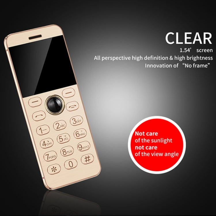 ULCOOL V16 Card Mobile Phone, 1.54 inch, SC6531D, 21 Keys, Support Bluetooth, FM, GSM, Dual SIM
