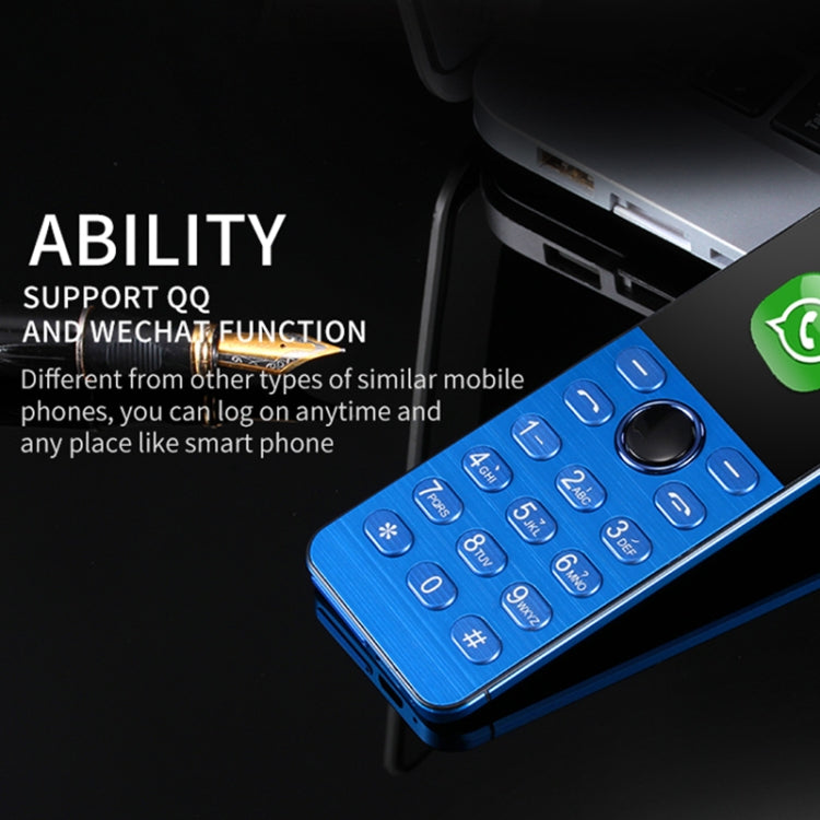 ULCOOL V16 Card Mobile Phone, 1.54 inch, SC6531D, 21 Keys, Support Bluetooth, FM, GSM, Dual SIM