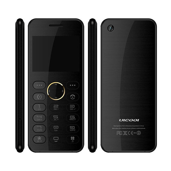 ULCOOL V2T Card Mobile Phone, 2.0 inch, SC6531CA, 20 Keys, Support Bluetooth, FM, IR, GSM, Dual SIM