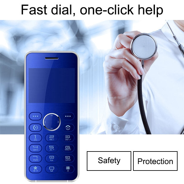 ULCOOL V2T Card Mobile Phone, 2.0 inch, SC6531CA, 20 Keys, Support Bluetooth, FM, IR, GSM, Dual SIM