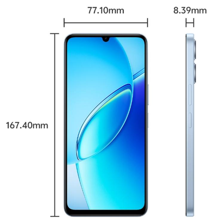 vivo Y60, 6GB+256GB, Side Fingerprint, 6.74 inch Android 16 OriginOS 6 Snapdragon 4 Gen 2 Octa Core, OTG, Network: 5G