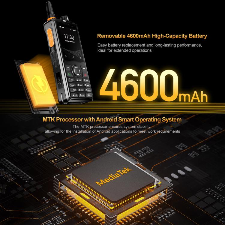 UNIWA F41 Rugged Phone, 1GB+8GB, 2.4 inch MediaTek MT6739 Quad Core,  4600mAh Battery, 21 Keys, Network: 4G  - Black