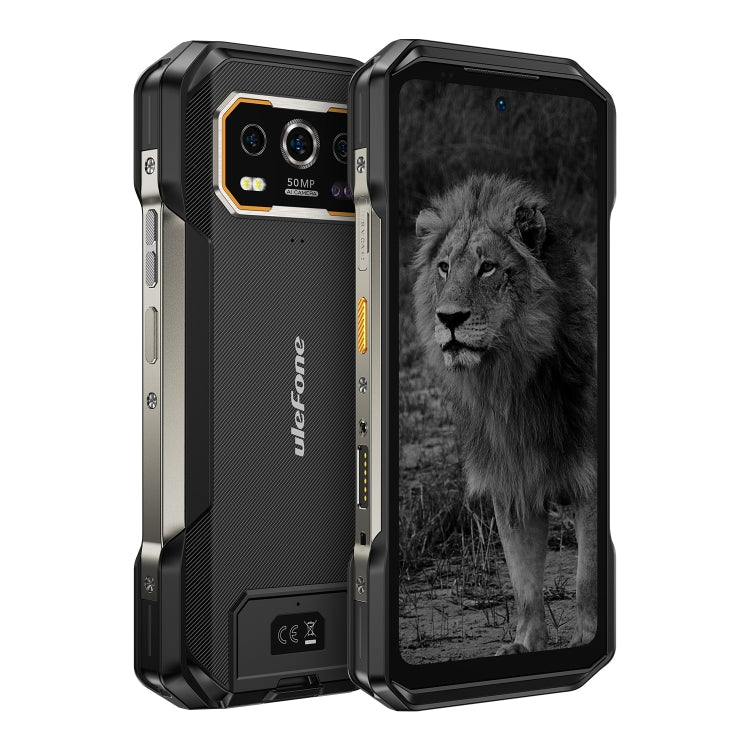 [HK Warehouse] Ulefone Armor 27 Pro Rugged Phone, 12GB+256GB, Night Vision, 10600mAh, 6.78 inch Android 14 MediaTek Dimensity 6300 Octa Core, Network: 5G, NFC  - Black