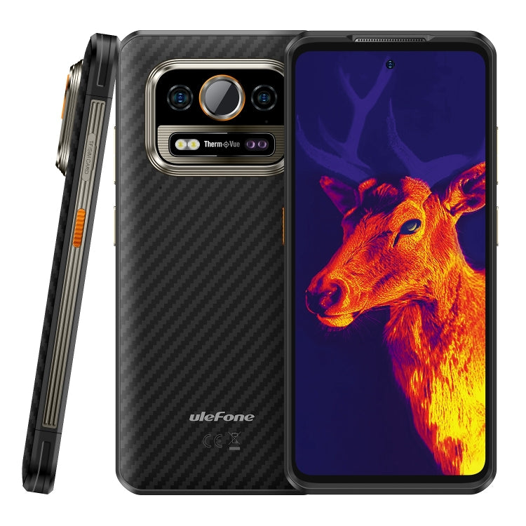 [HK Warehouse] Ulefone Armor 25T Rugged Phone, 6GB+256GB, Thermal Imaging, 6.78 inch Android 14 MediaTek Helio G99 Octa Core, Network: 4G, NFC, OTG  - Black