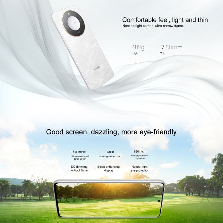 Honor X60, 8GB+256GB, Side Fingerprint, 6.8 inch MagicOS 8.0 Dimensity 7025-Ultra Octa Core, Network: 5G, OTG, Support Google Play