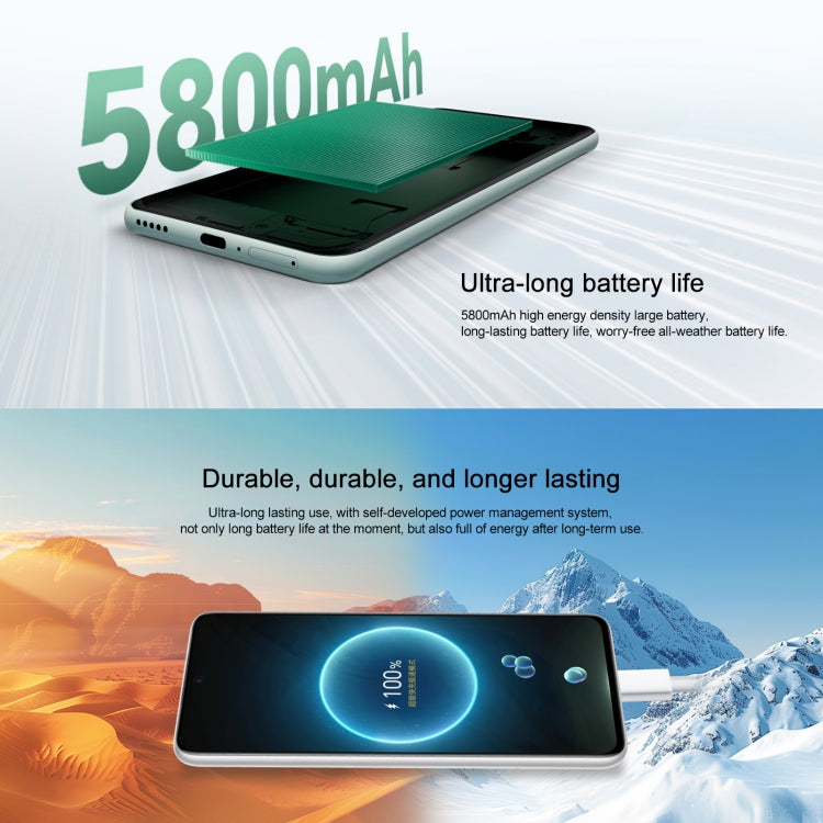 Honor X60, 8GB+256GB, Side Fingerprint, 6.8 inch MagicOS 8.0 Dimensity 7025-Ultra Octa Core, Network: 5G, OTG, Support Google Play