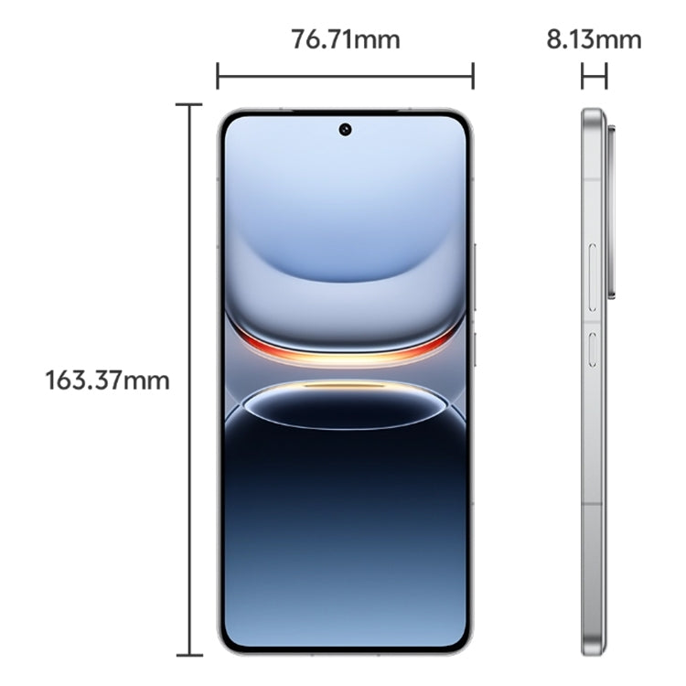 vivo iQOO 13, 12GB+256GB, Face ID / Screen Fingerprint Identification, 6.82 inch Android 15 OriginOS 5 Snapdragon 8 Elite Octa Core, OTG, NFC, Network: 5G, Support Google Play