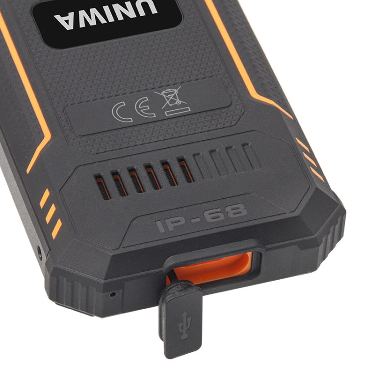 UNIWA S2 IP68 Rugged Keypad Phone, 2.4 inch Mediatek MT6261, 2500mAh Battery, 21 Keys, Network: 2G  - Black+Orange